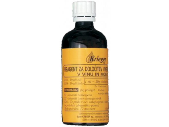 Reagent za merjenje kisline Krieger 100 ml