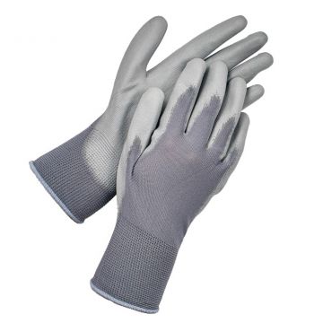 Zaščitne rokavice Naylon, siva 06/XS