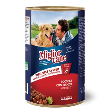 Mokra hrana za pse Miglior 1250 g / govedina