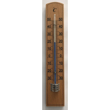 Sobni leseni termometer