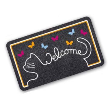 Predpražnik tekstil ''Cat welcome''
