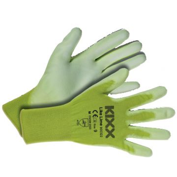 Zaščitne rokavice Kixx Like, limeta 09/M