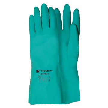 Zaščitne rokavice iz nitrila, zelene 10/XL